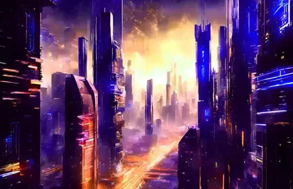 Cyber Cityscape